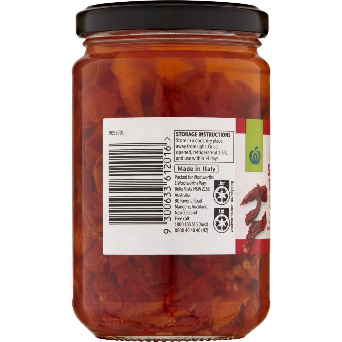 Woolworths Sundried Tomato Strips 270g Woolworths