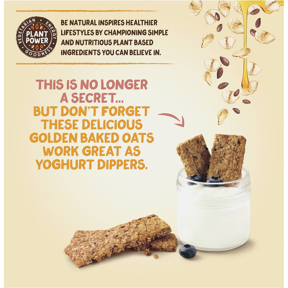 Be Natural Honey Linseed Granola 8 Bars Woolworths