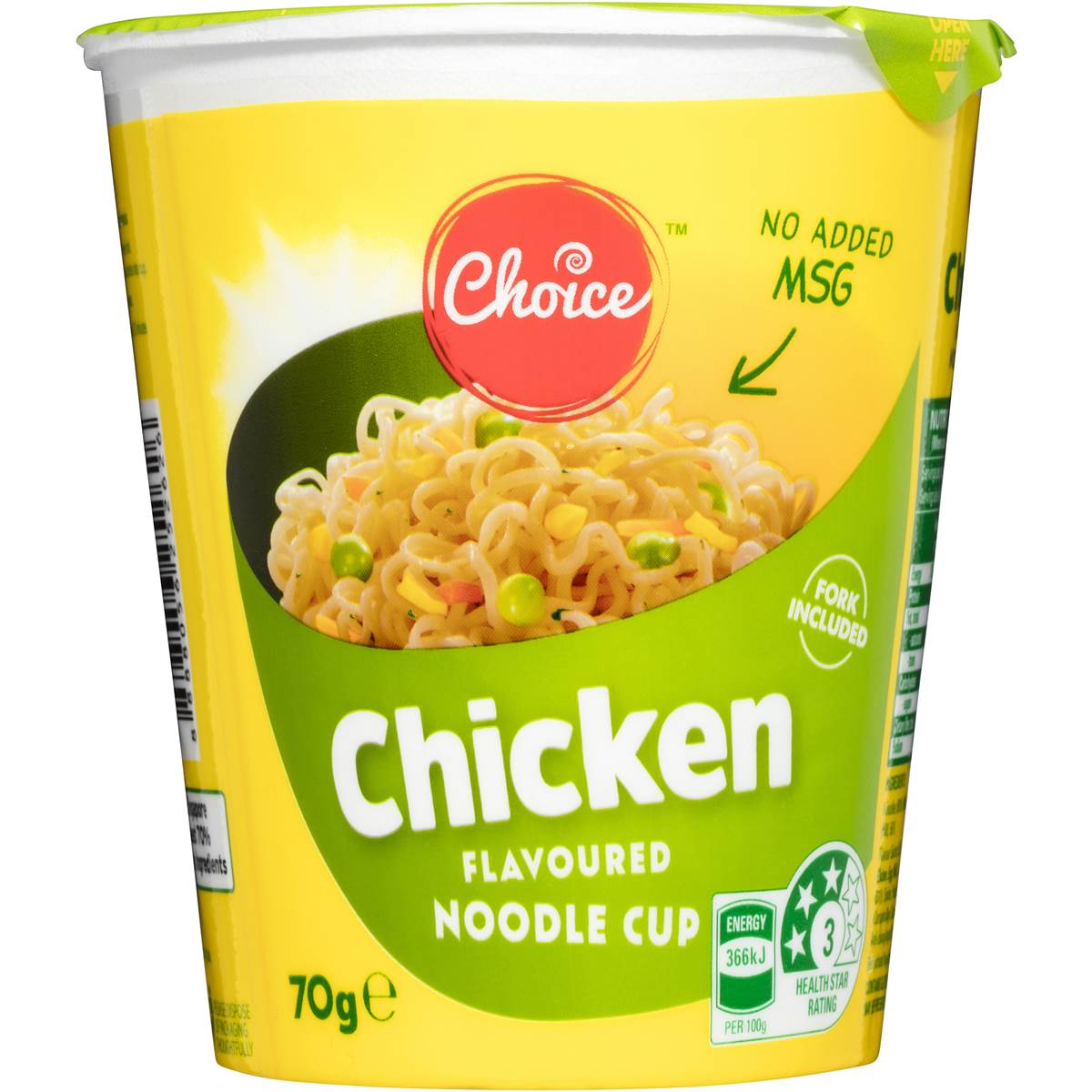Choice Chicken Noodle Cup 70g Woolworths Choice Chicken Noodle Cup 70g Woolworths