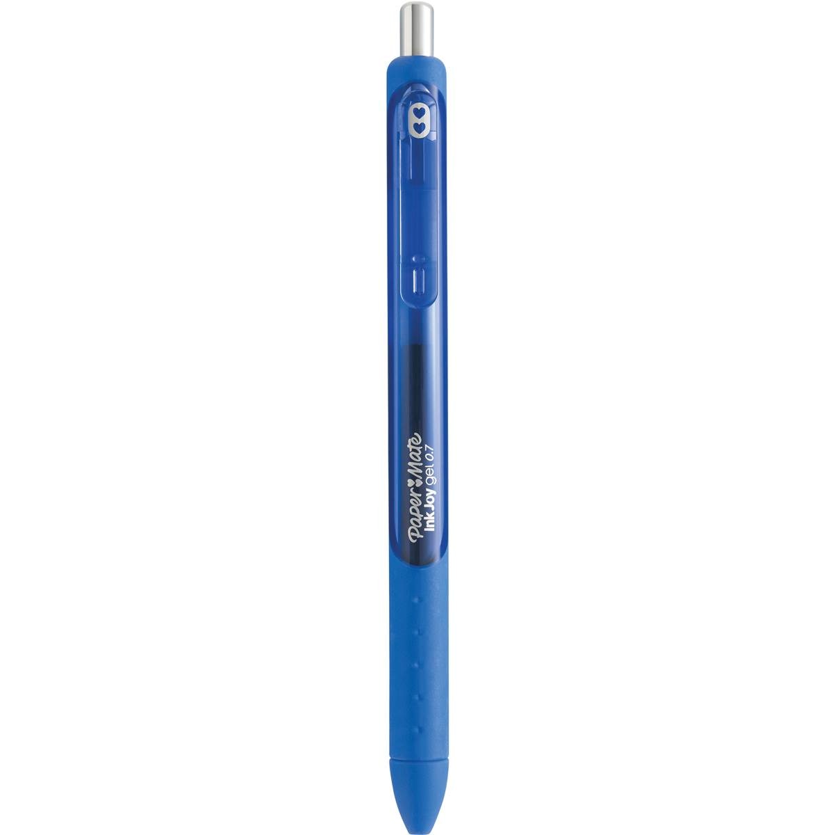 Paper mate inkjoy gel 0 7 blue each woolworths