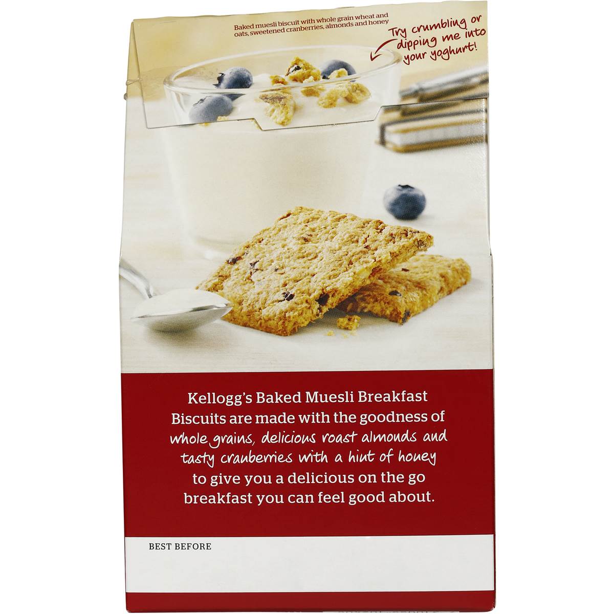 Kellogg's Baked Muesli Fruit Nut Honey Snack Biscuits 200g Woolworths