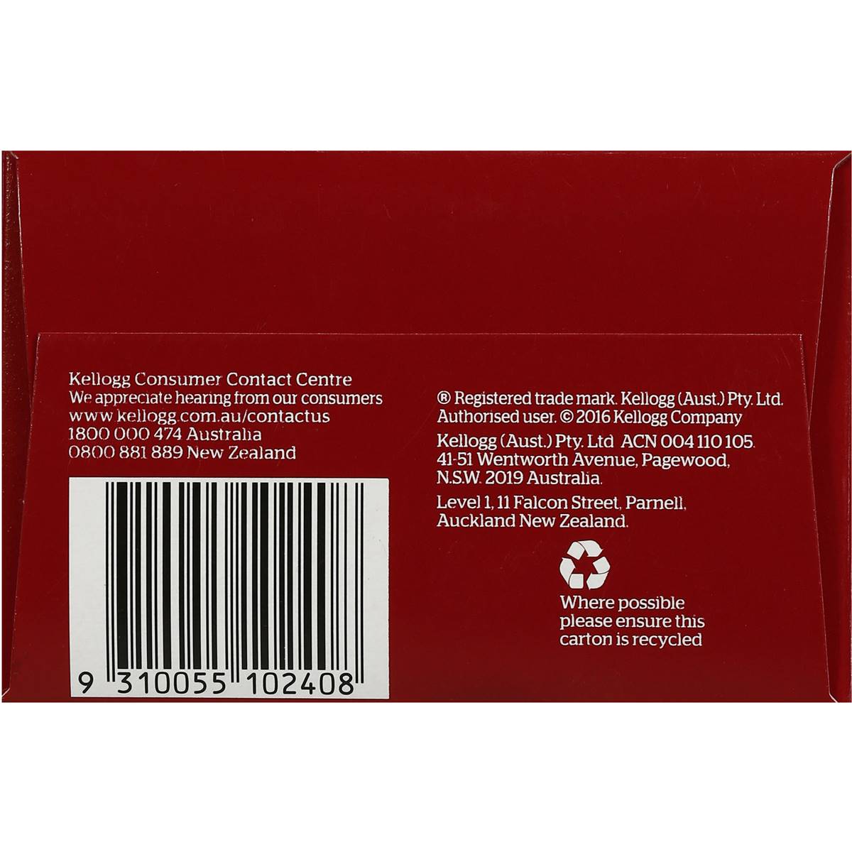 Kellogg's Baked Muesli Fruit Nut Honey Snack Biscuits 200g Woolworths