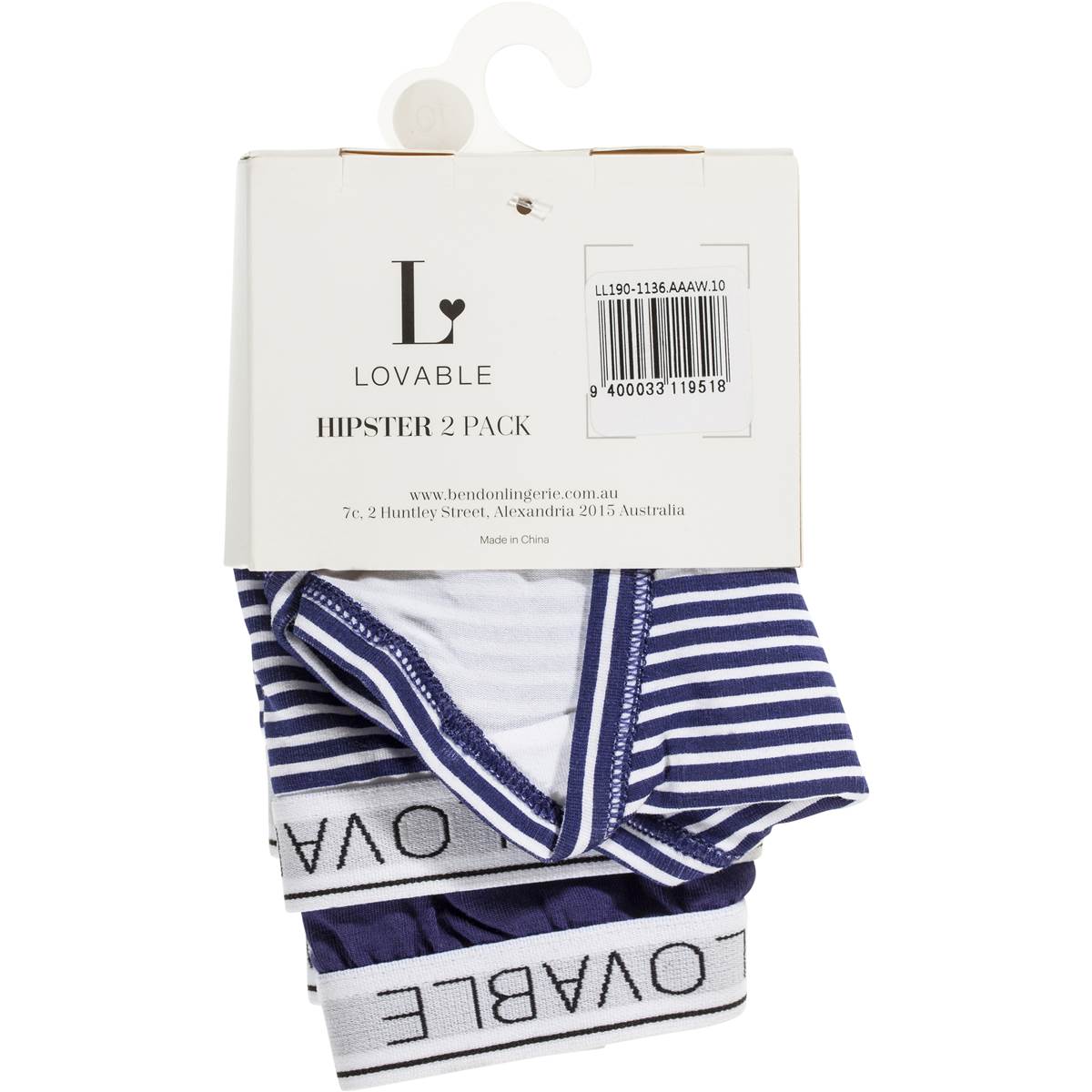 Lovable Ladies Hipster Underwear Size 10 2 Pack Woolworths