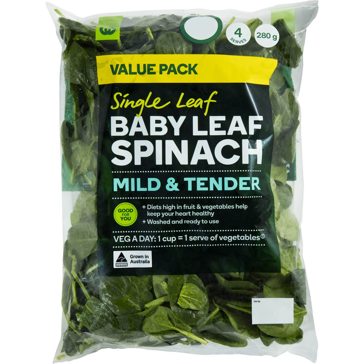 Woolworths Baby Leaf Spinach 280g | Woolworths