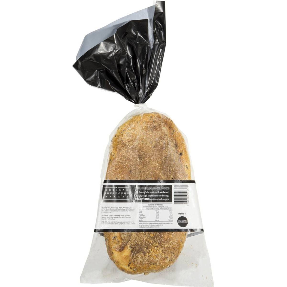 Artisan Sourdough Bakers Whole Soybean, Flaxseed & Toasted Sesame 630g