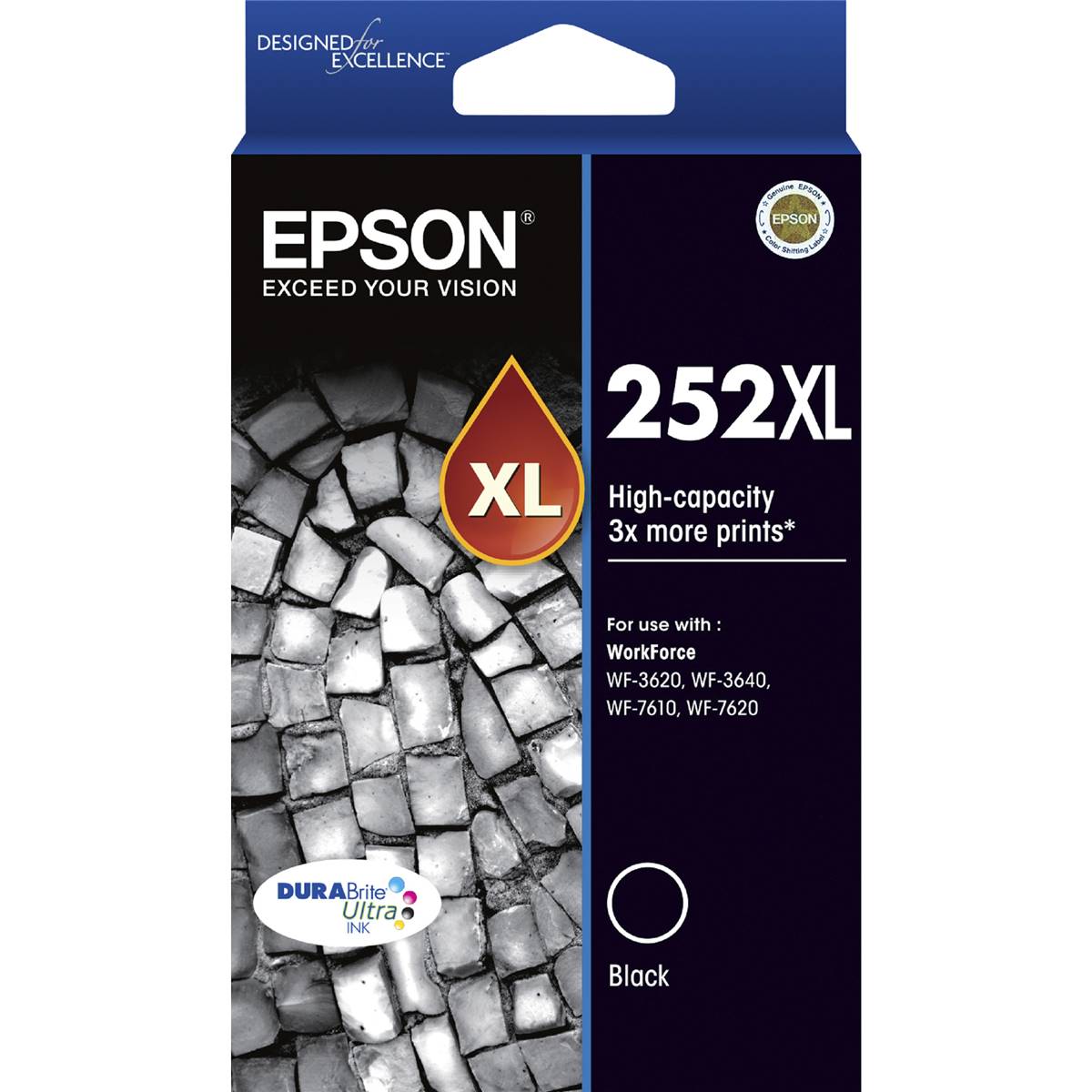 Epson Durabrite Ultra 252xl Black Ink Each Woolworths
