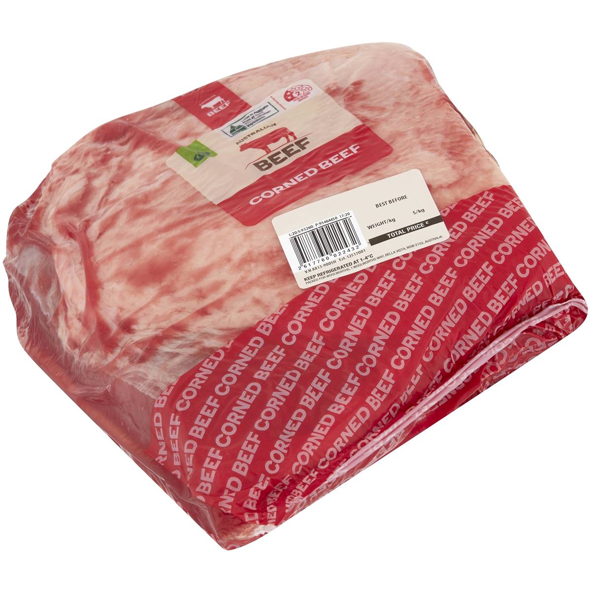 Woolworths Corn Beef Large 1.3kg 3.3kg Woolworths