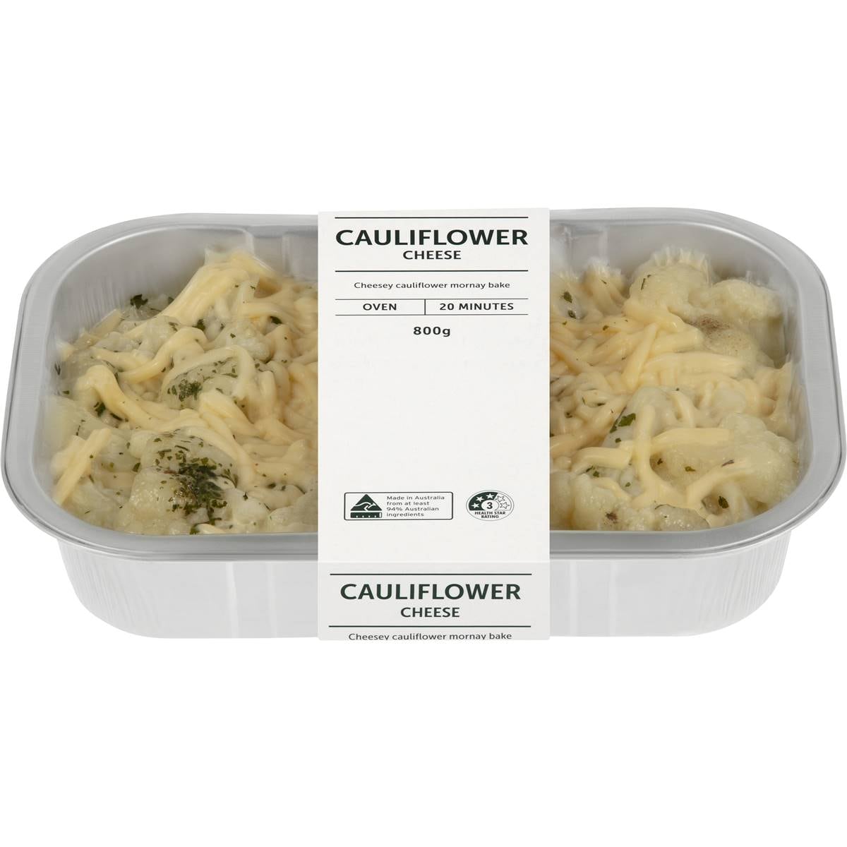 Classic Cauliflower Cheese Bake Family Meal 800g Woolworths