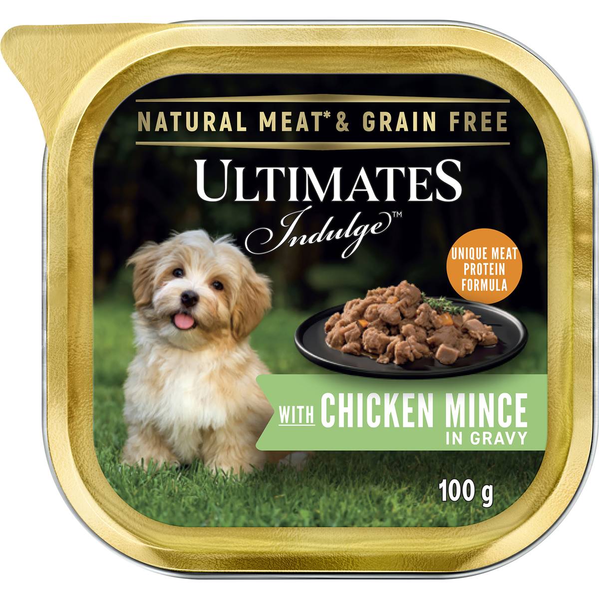 Ultimates Indulge Dog Food Chicken Mince In Gravy 100g Woolworths