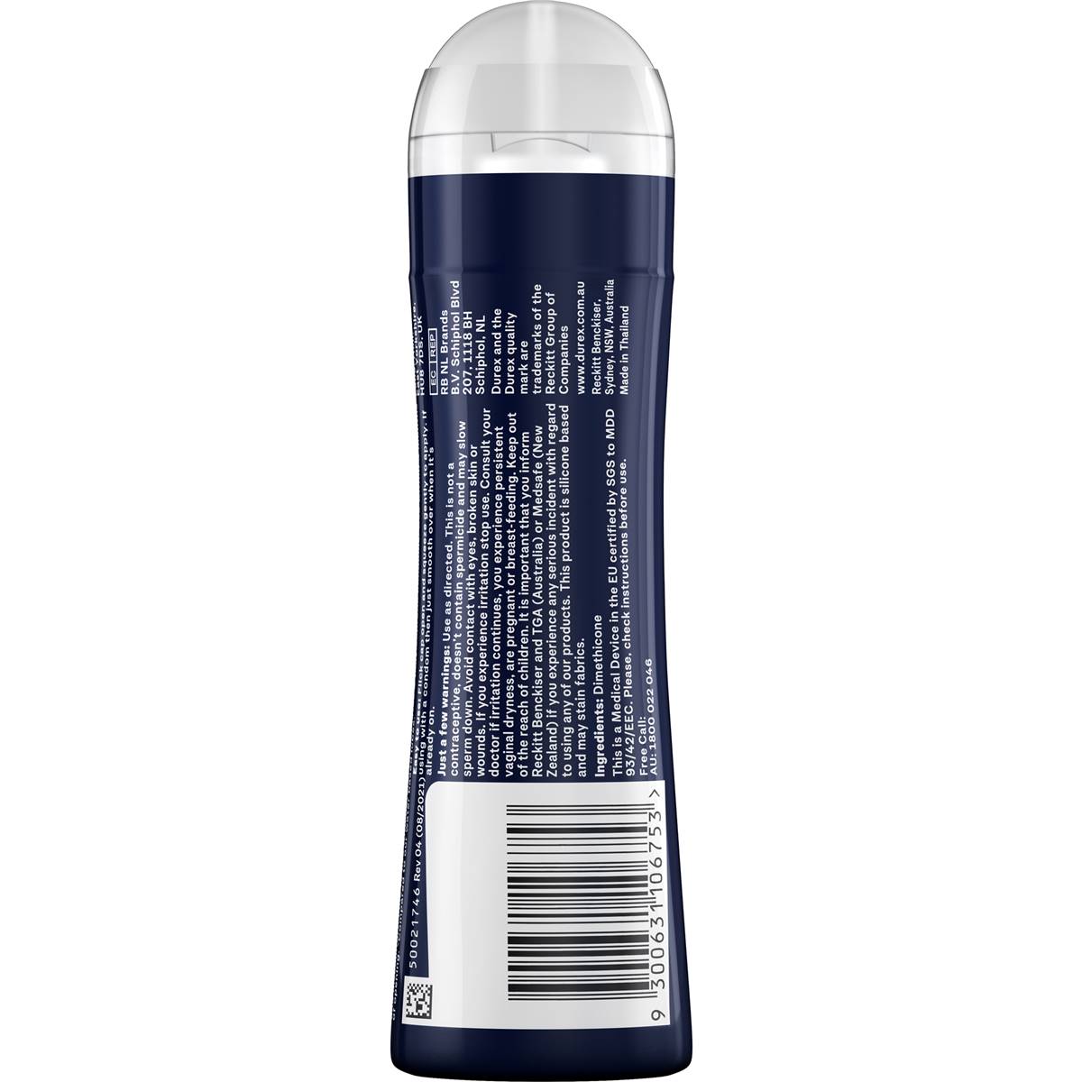 Durex Long Lasting Lubrication Silicone Lube 100ml | Woolworths