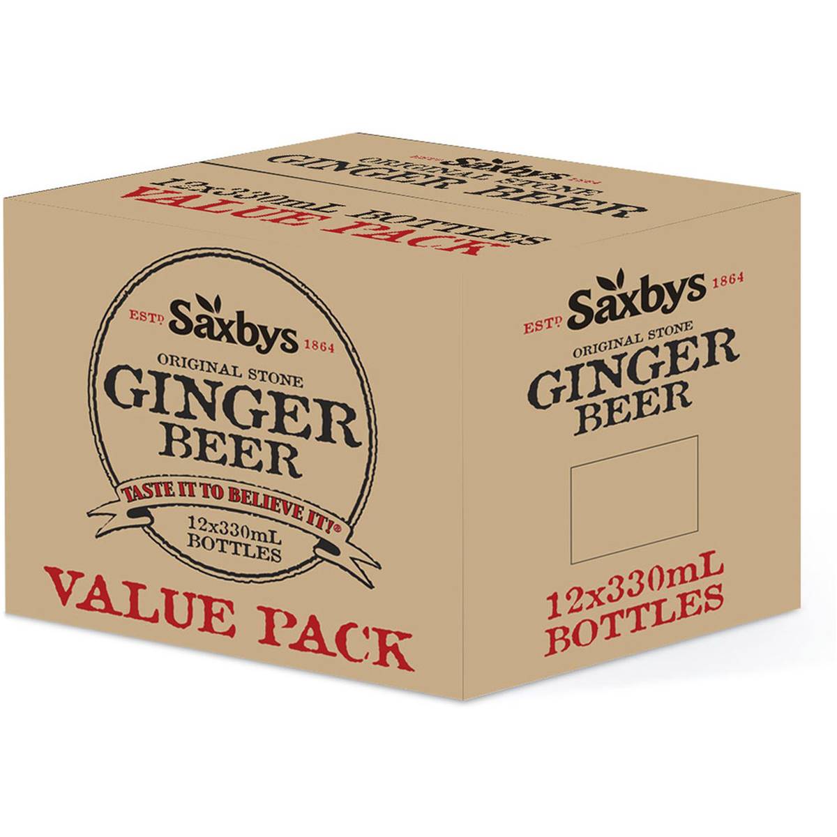Saxbys Ginger Beer 3960ml Woolworths