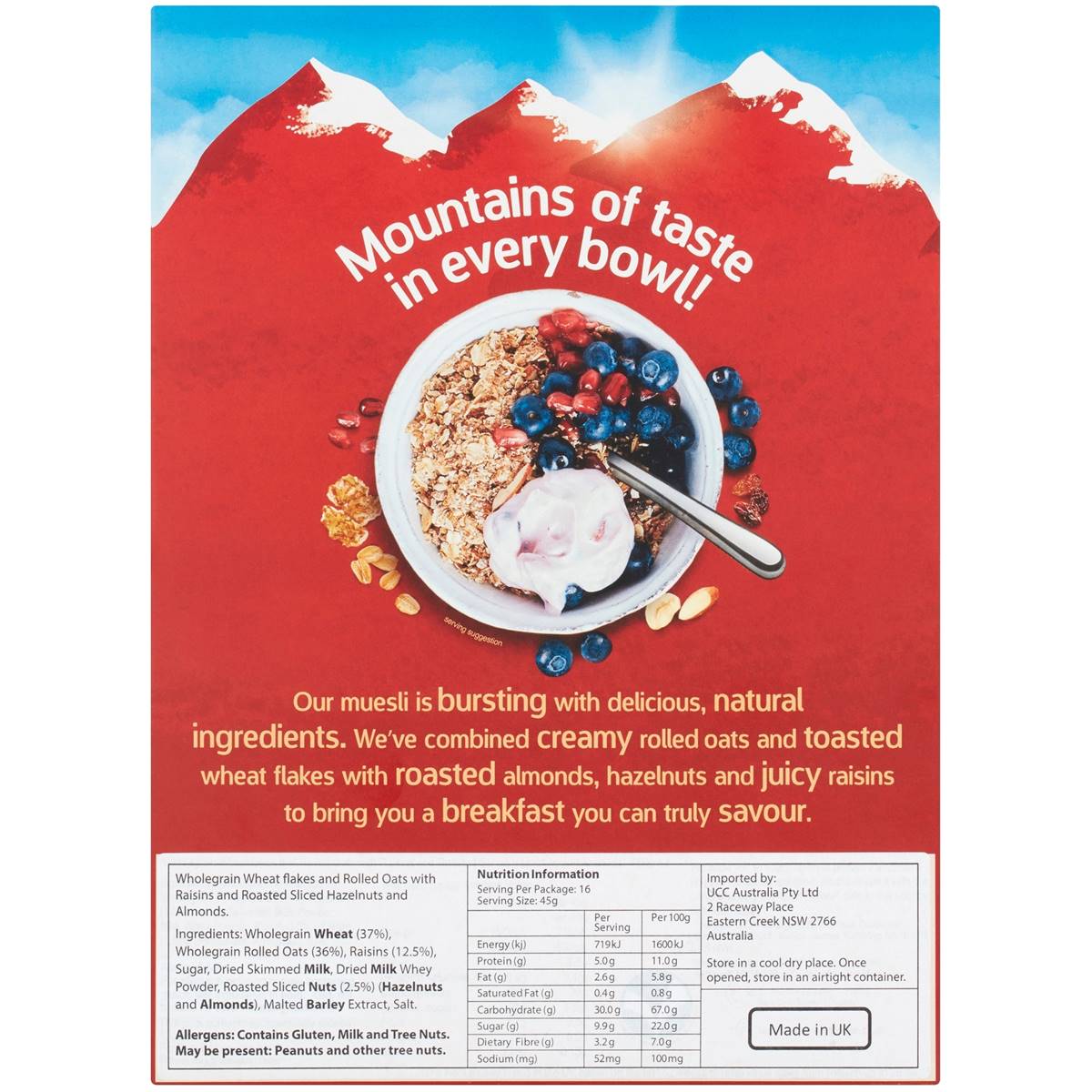 Alpen Original Muesli 750g Woolworths