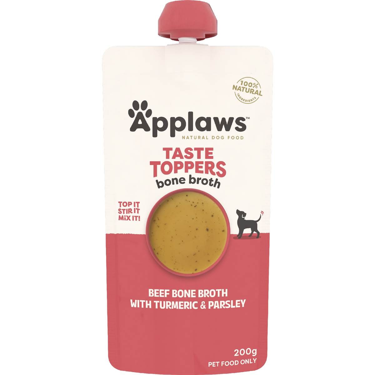 Applaws Taste Toppers Bone Broth Beef For Dogs 200g
