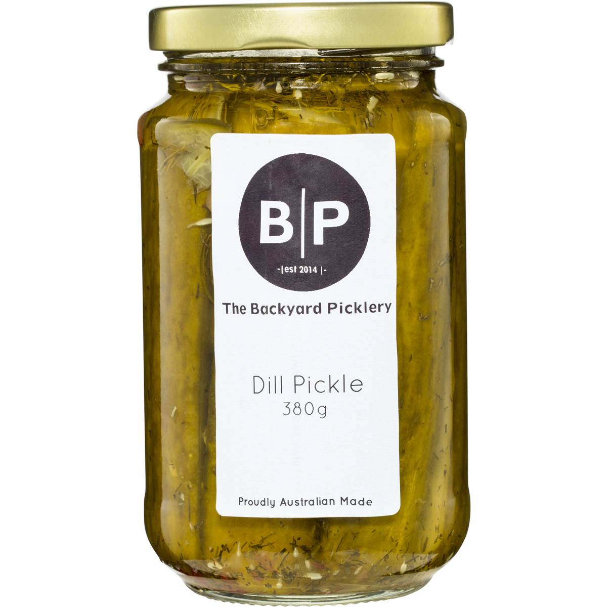 The Backyard Picklery Dill Pickle 380g Woolworths