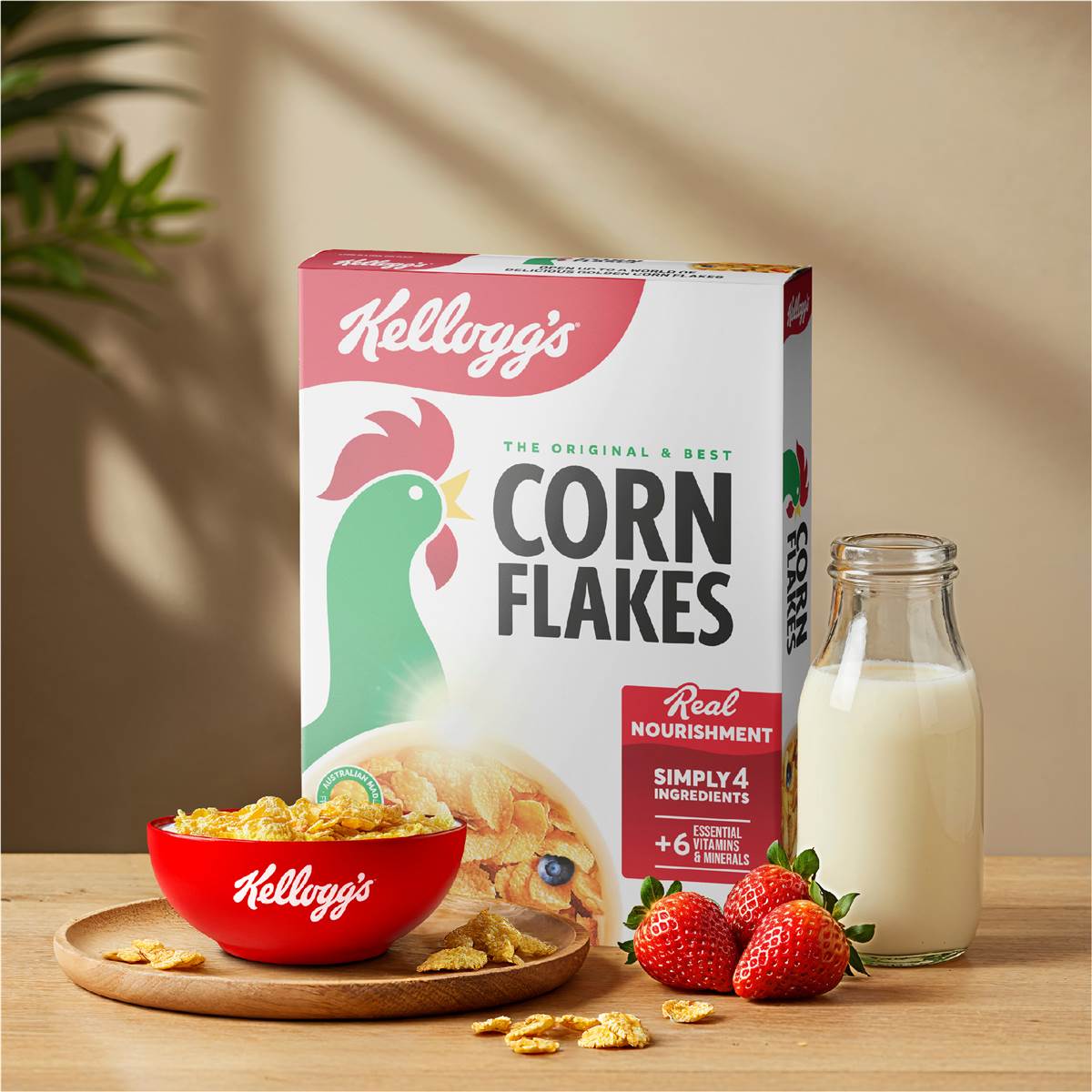 Kellogg's Corn Flakes Breakfast Cereal 450g Woolworths