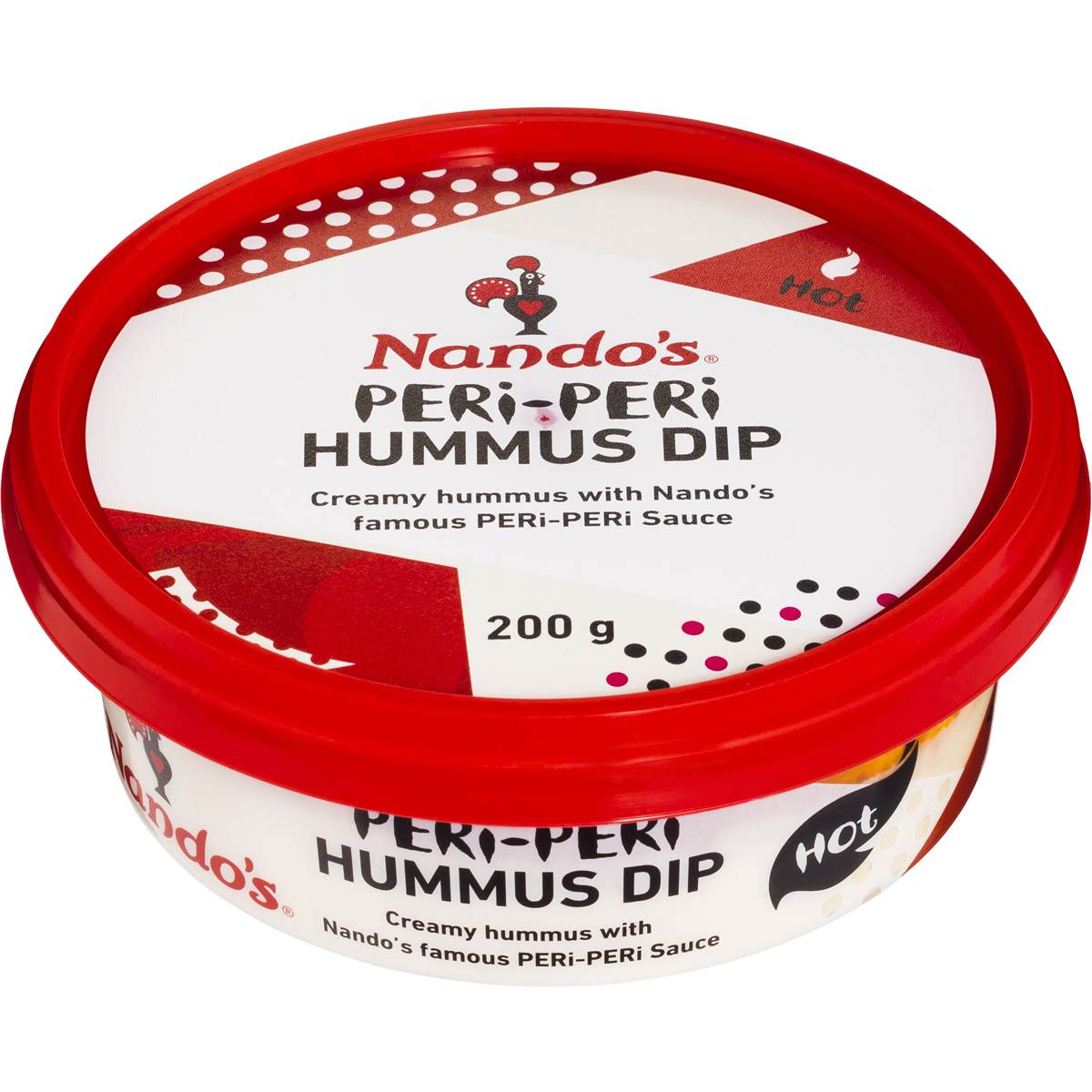 Nando's Periperi Hummus Dip Hot 200g Woolworths