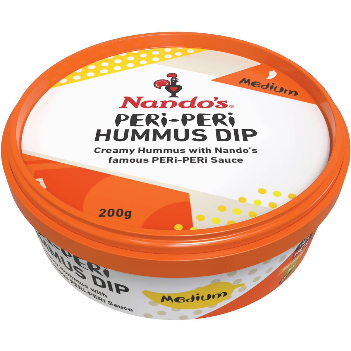 Nando's Periperi Hummus Dip Medium 200g Woolworths