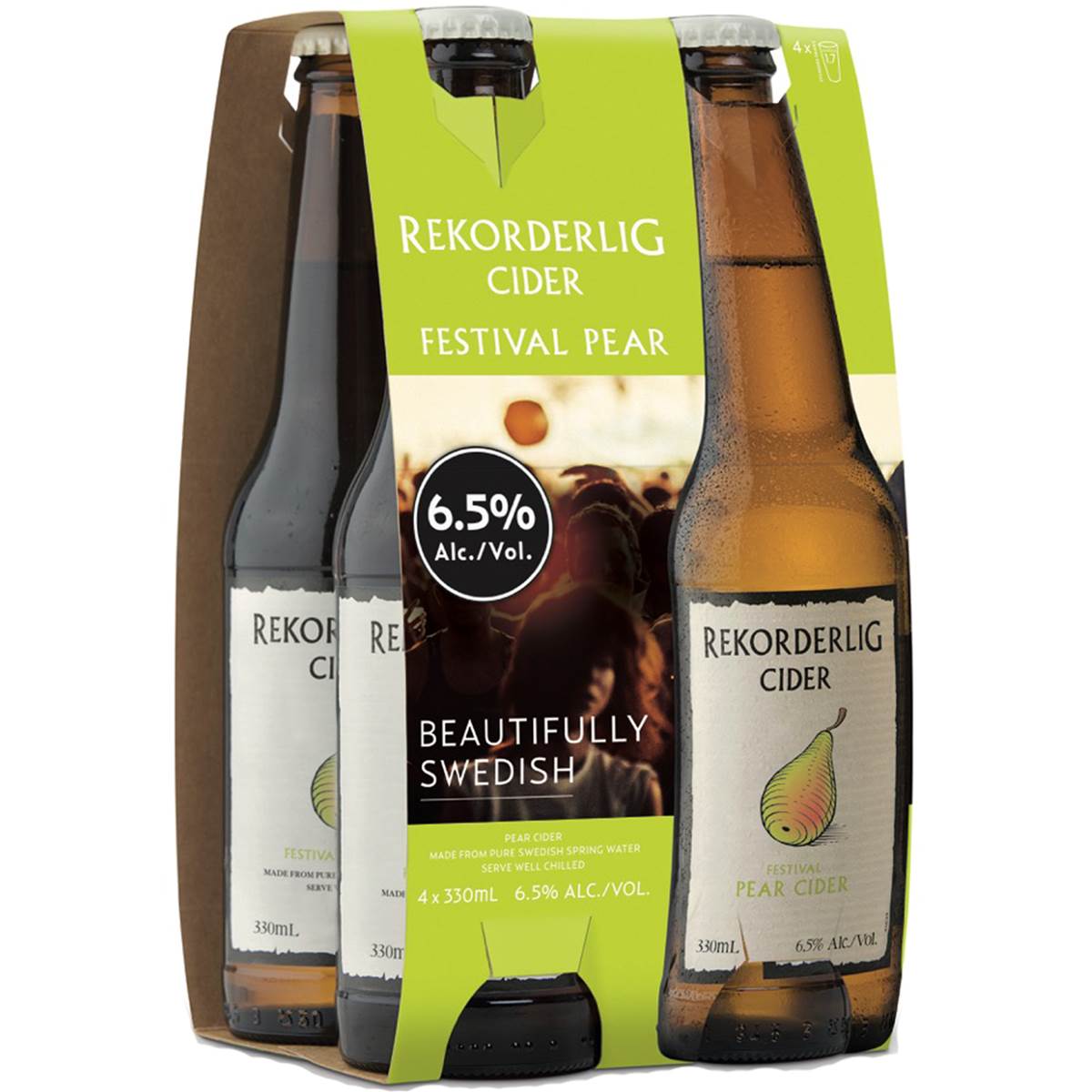 Rekorderlig Festival Pear Cider Bottle 330ml Woolworths