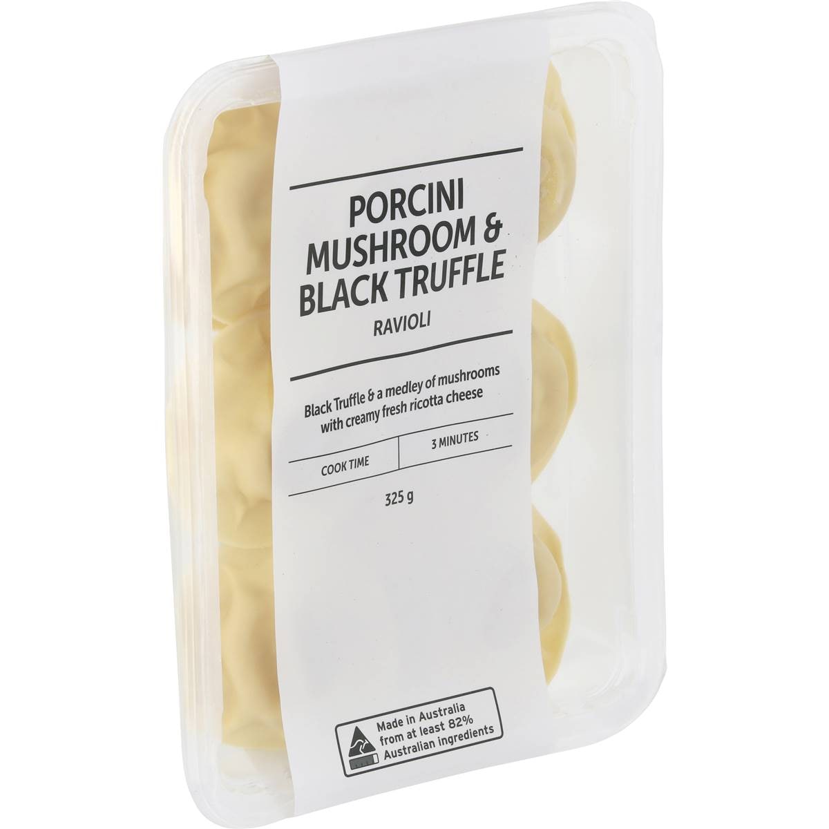 Porcini Mushroom & Black Truffle Ravioli Family Meal 325g Woolworths