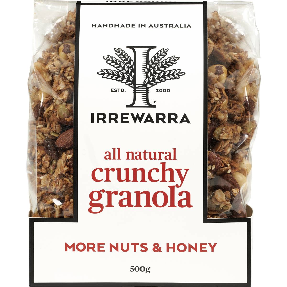 Irrewarra Nut Granola All Natural 500g Woolworths
