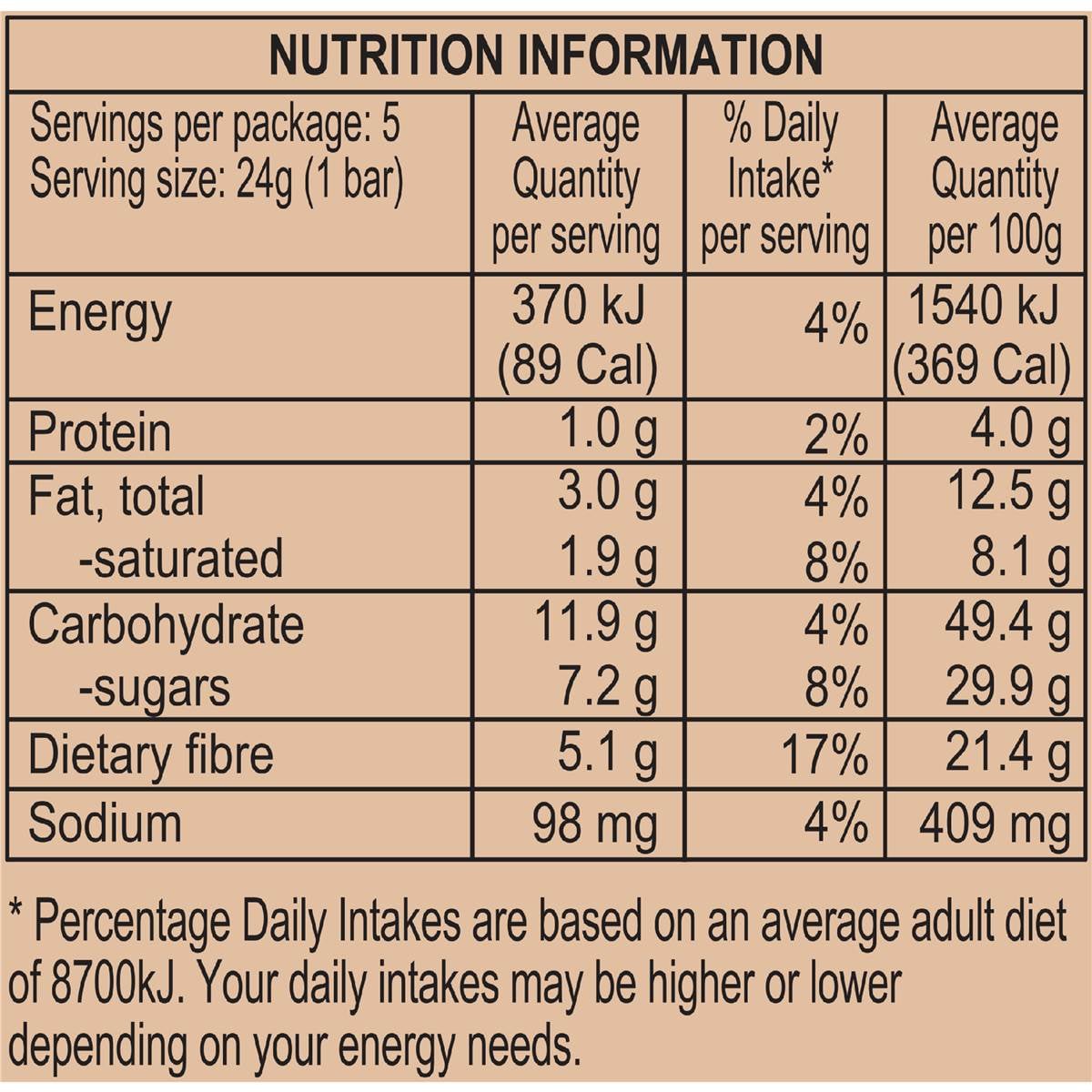 Fibre One 90 Calorie Chocolate Fudge Brownies 5 Pack Woolworths