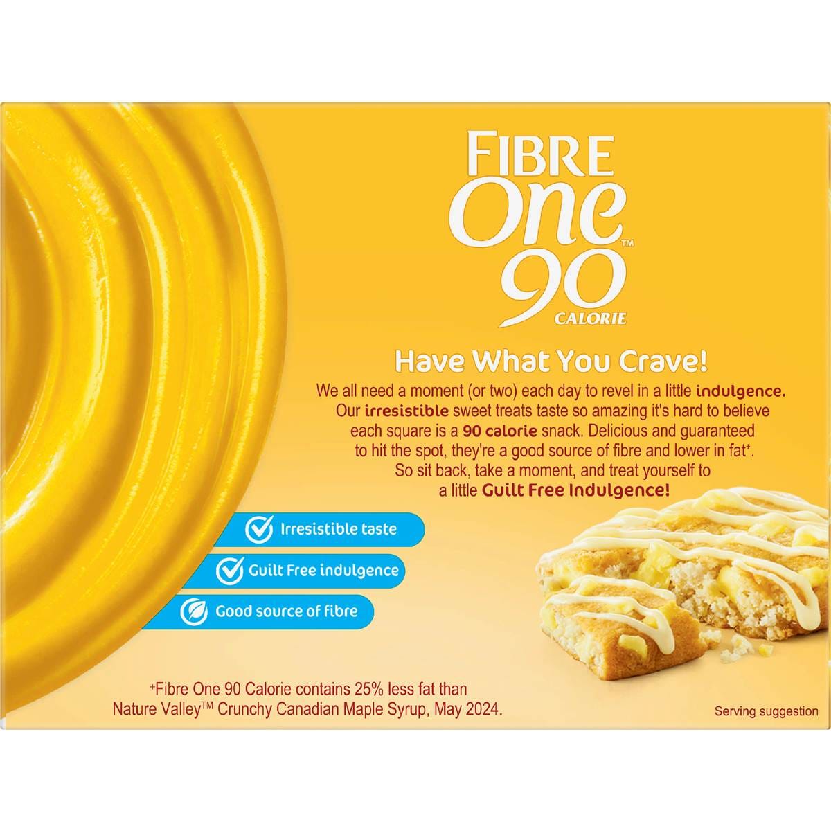 Fibre One 90 Calorie Lemon Drizzle Snack Bars 5 Pack Woolworths
