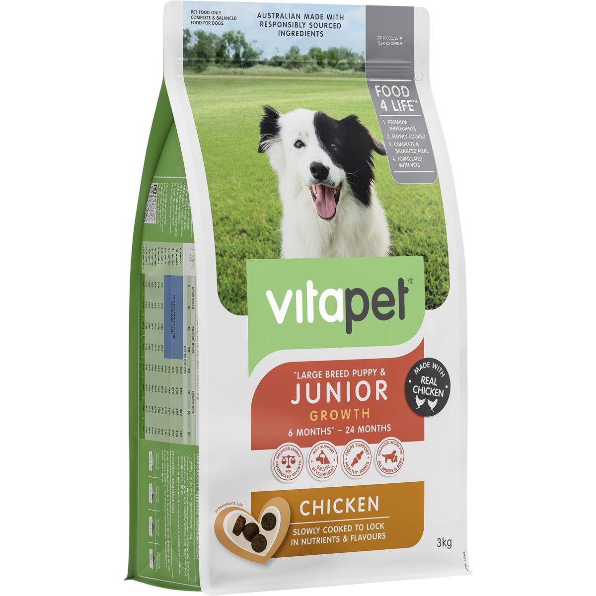 Vitapet Dry Dog Food Junior Chicken 3kg Woolworths