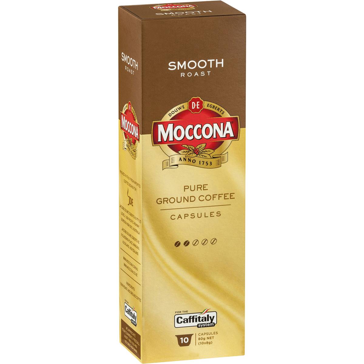 Moccona Caffitaly Coffee Capsules Smooth Roast
