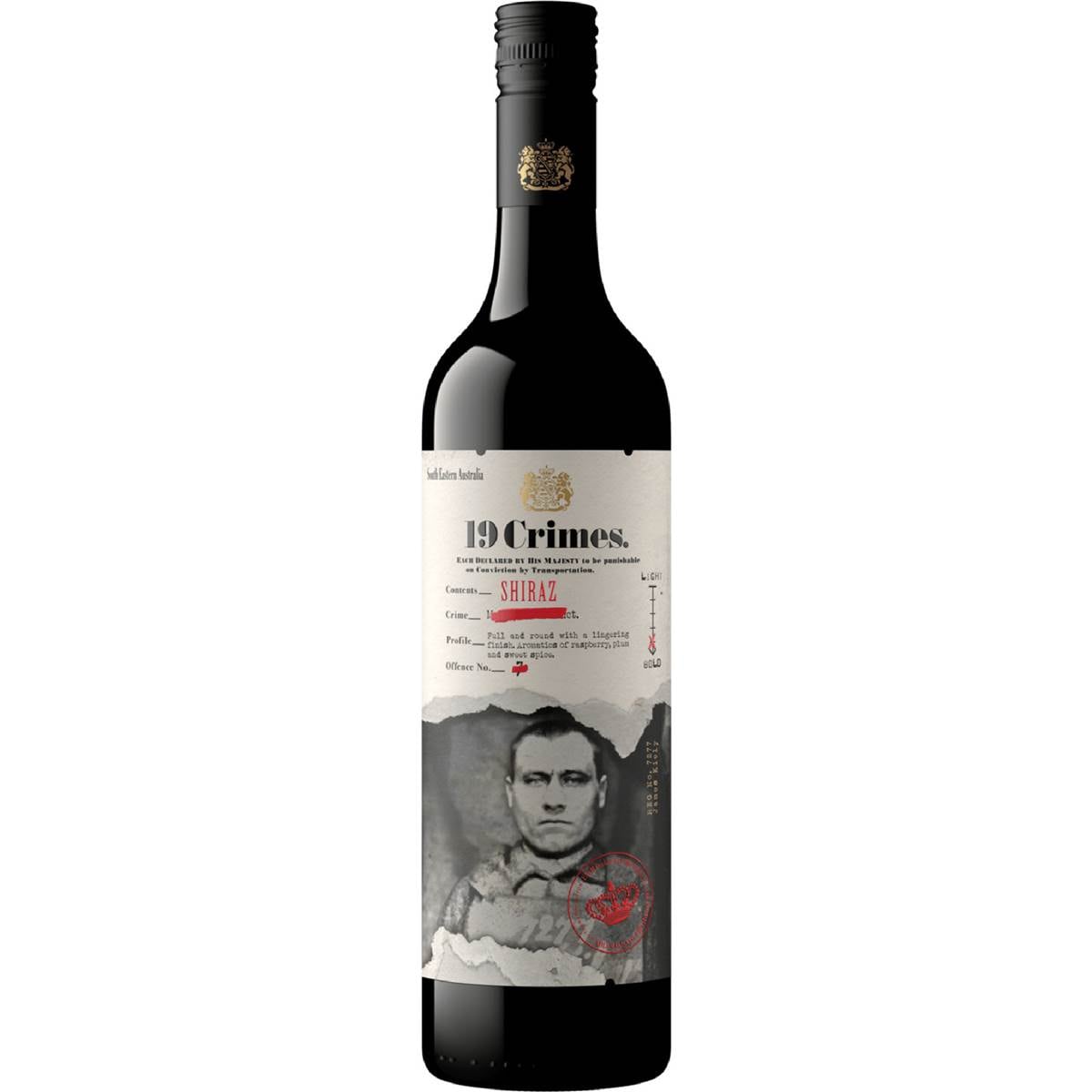 19 Crimes Shiraz 750ml
