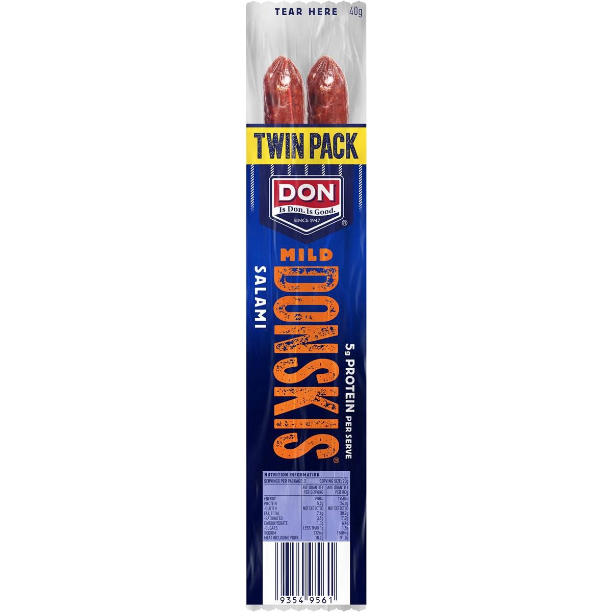 Don Donskis Mild 40g Woolworths