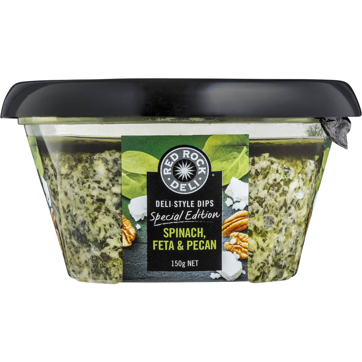 Red Rock Deli Dip Spinach Feta & Pecan 150g Woolworths