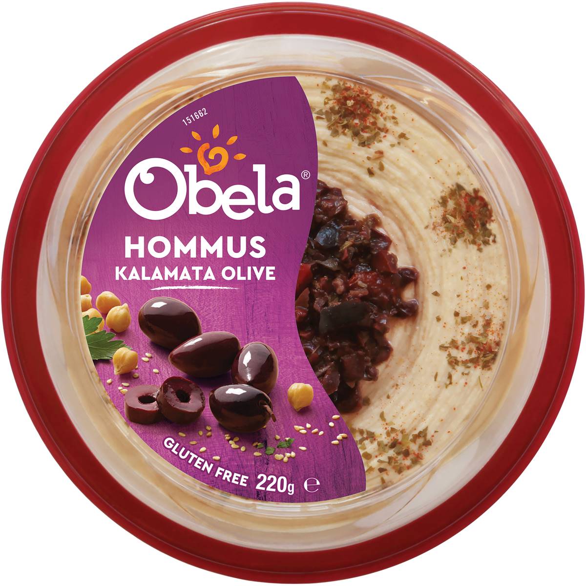 Obela Dip Kalamata Olive 220g Woolworths