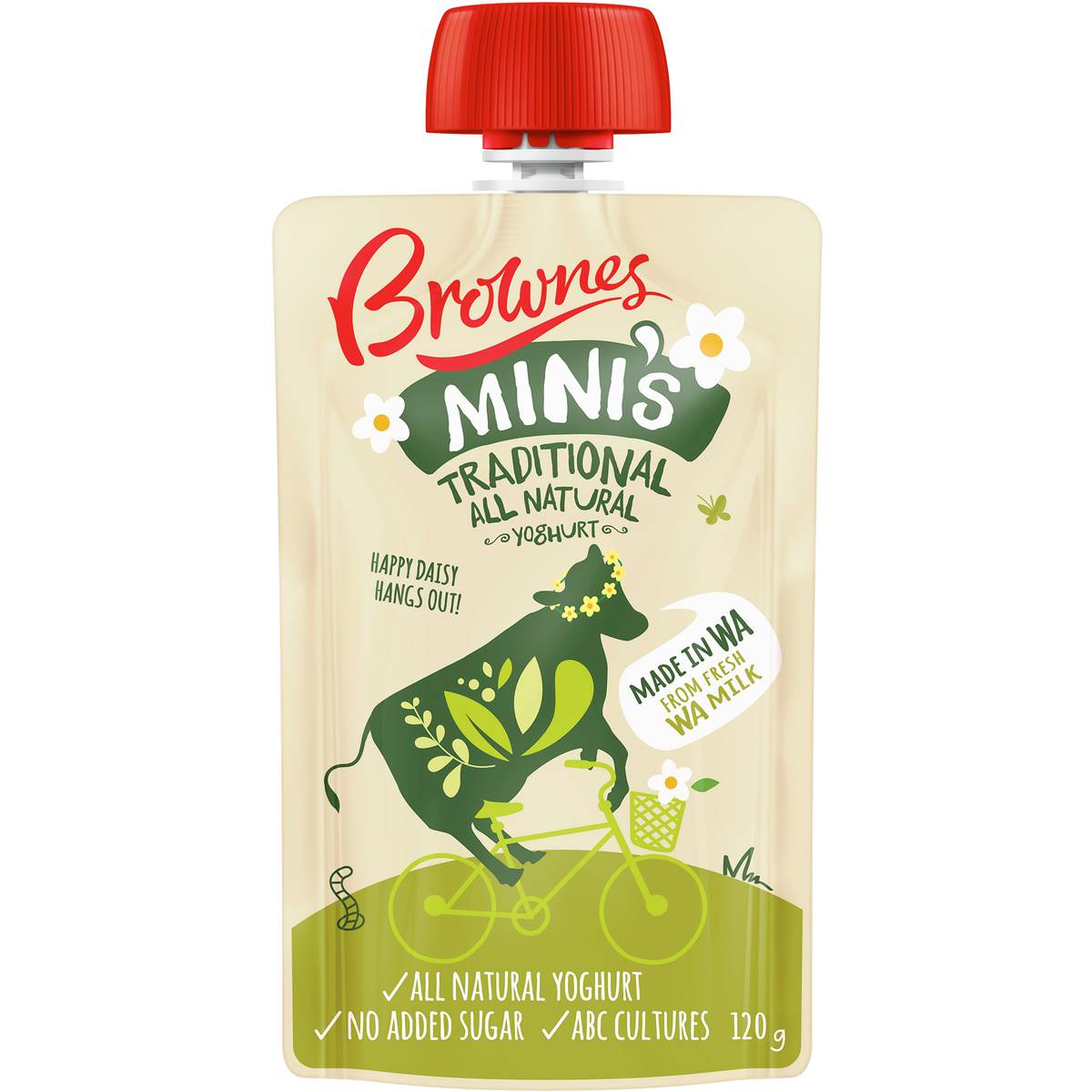 Brownes Mini's Traditional Yoghurt 120g Woolworths