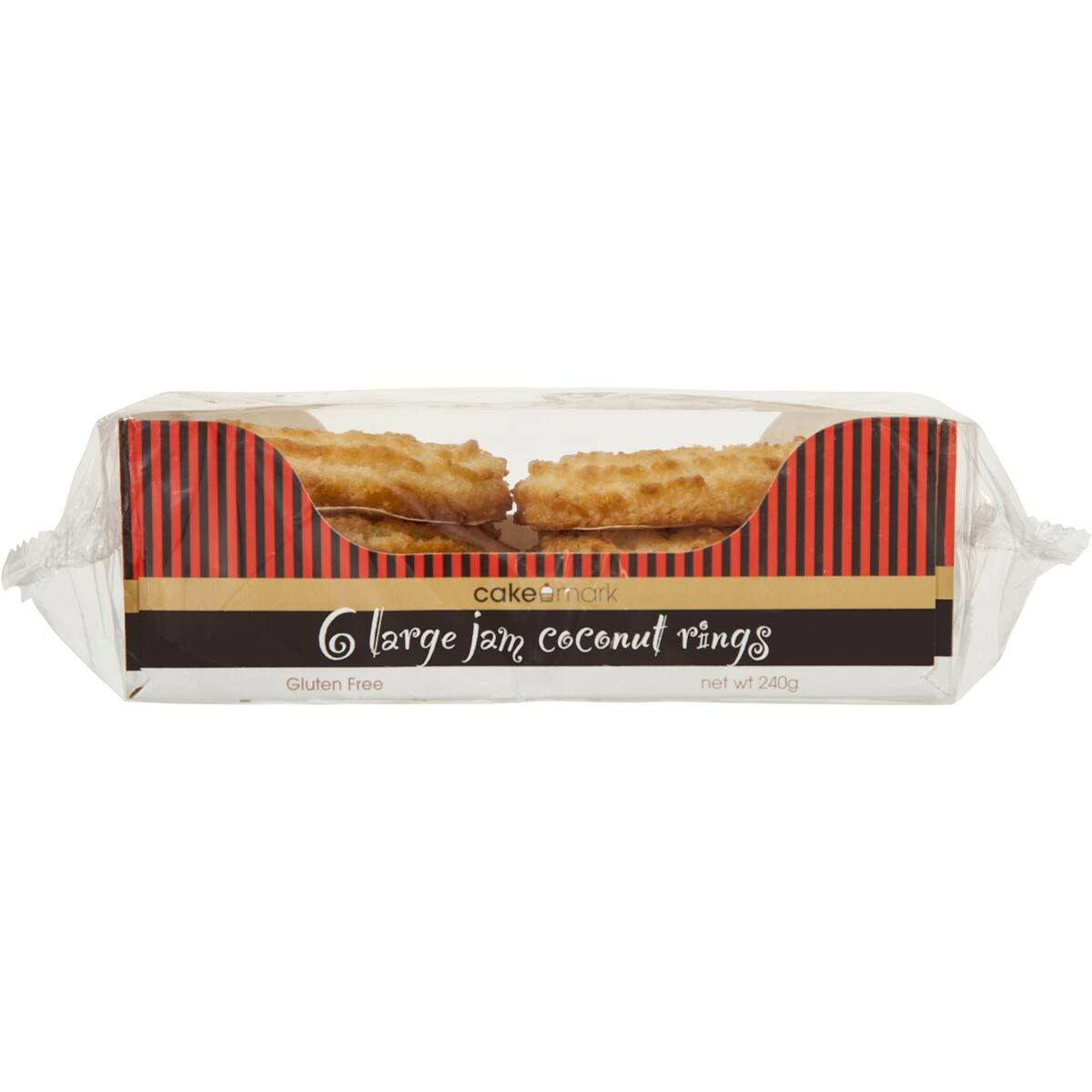 Cakemark Jam Coconut Ring Cakes 240g Woolworths
