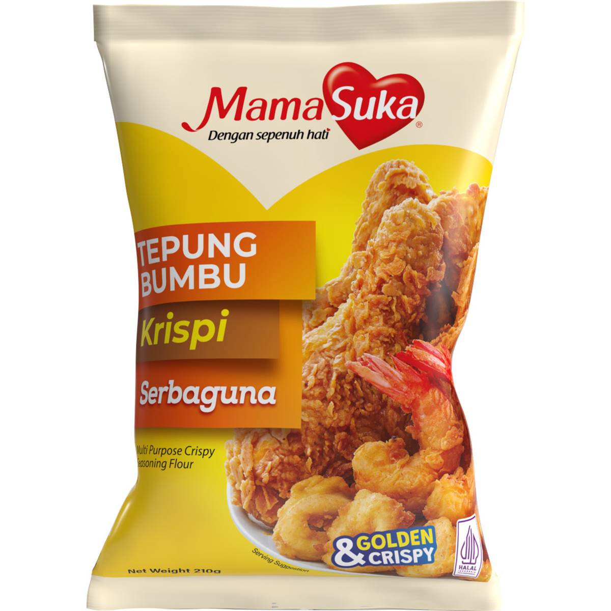 Mamasuka Tepung Bumbu Krispi Serbaguna 210g | Woolworths