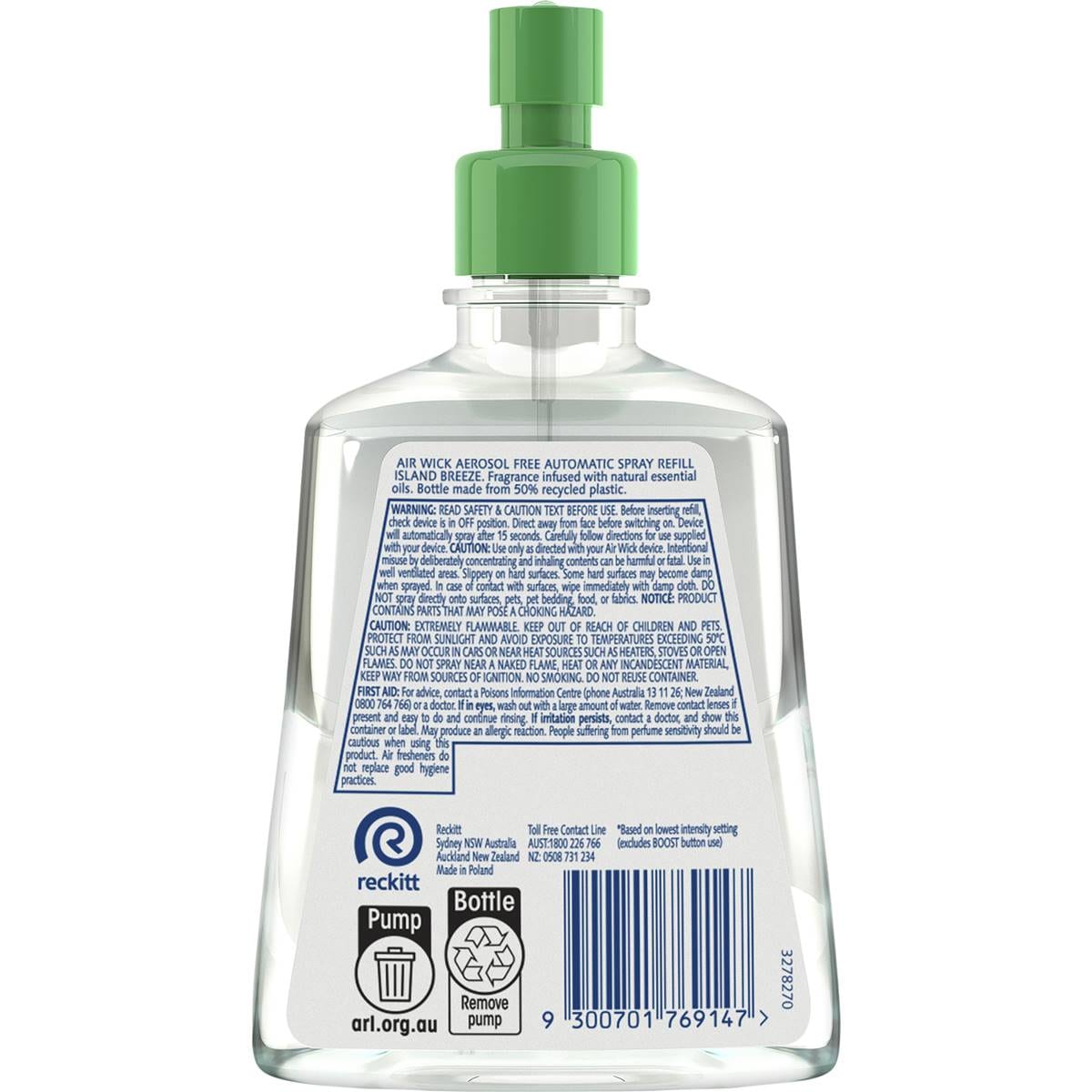 Air Wick Automatic Air Freshener Refill Island Breeze 228ml | Woolworths