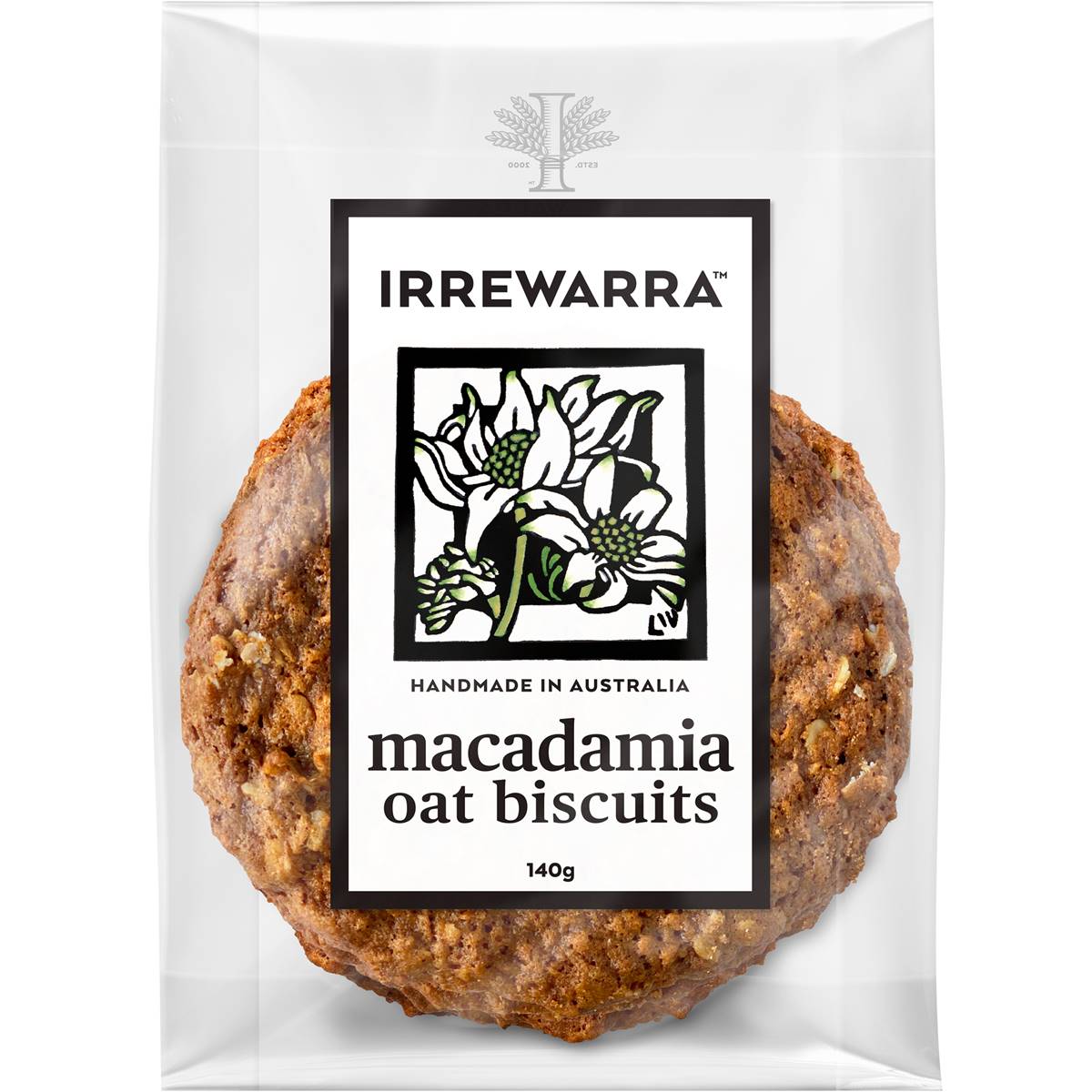 Irrewarra Sourdough Macadamia Oat Crunch Biscuits