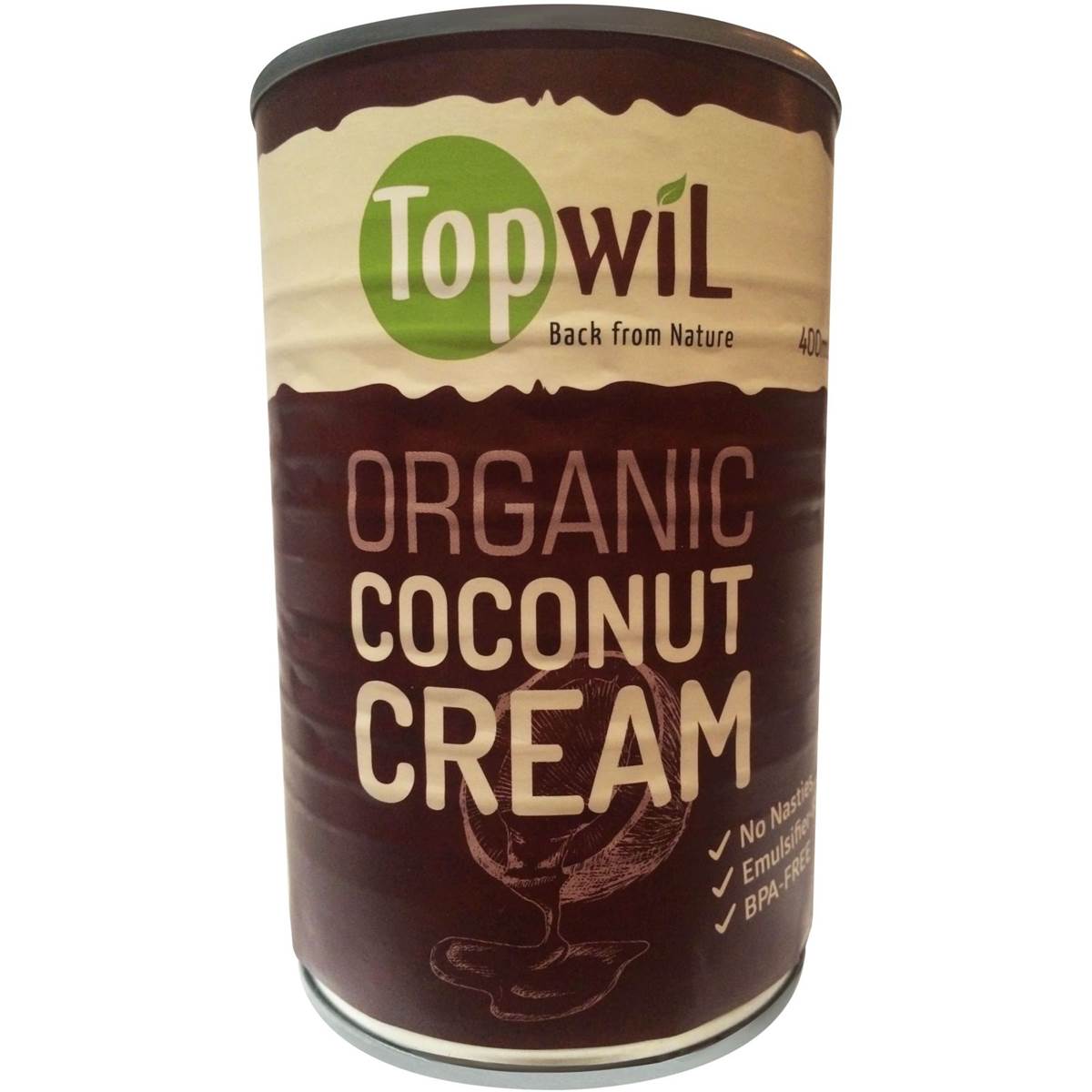 Topwil Organic Coconut Cream
