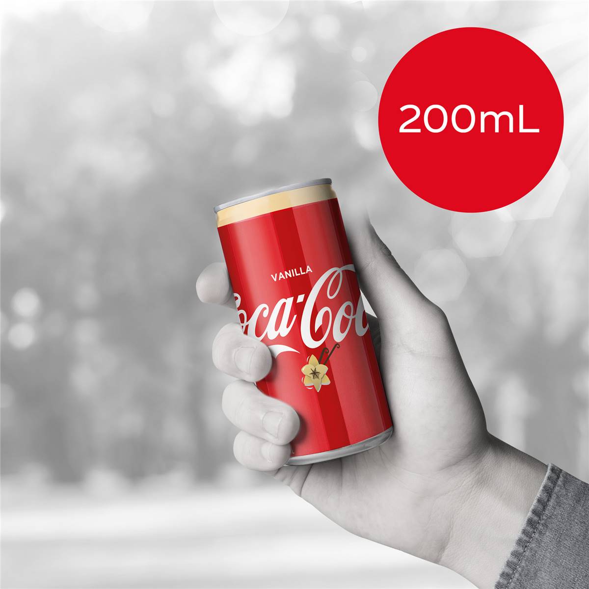 Cocacola Vanilla Soft Drink Mini Cans 200ml X8 Pack Woolworths