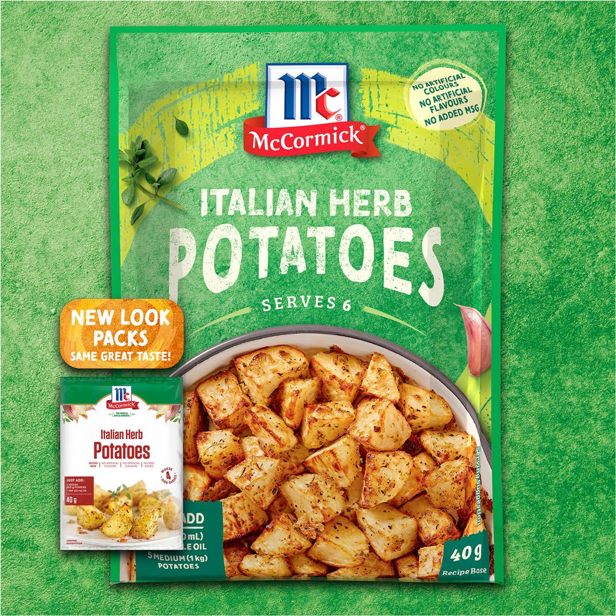 Mccormick Italian Herb Potatoes Recipe Base 40g Woolworths