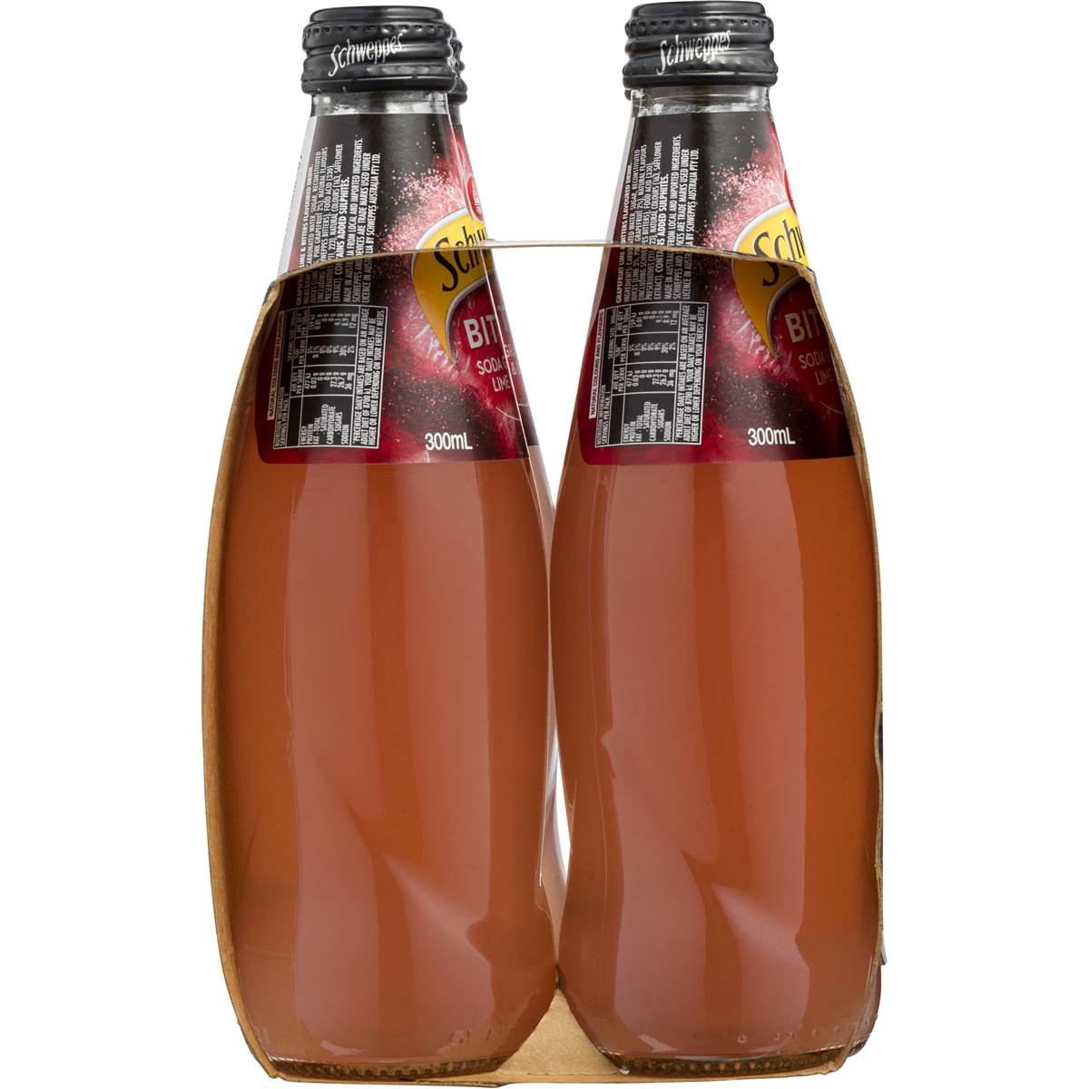 Schweppes Bitters Grapefruit Lime & Bitters 4x300ml Woolworths