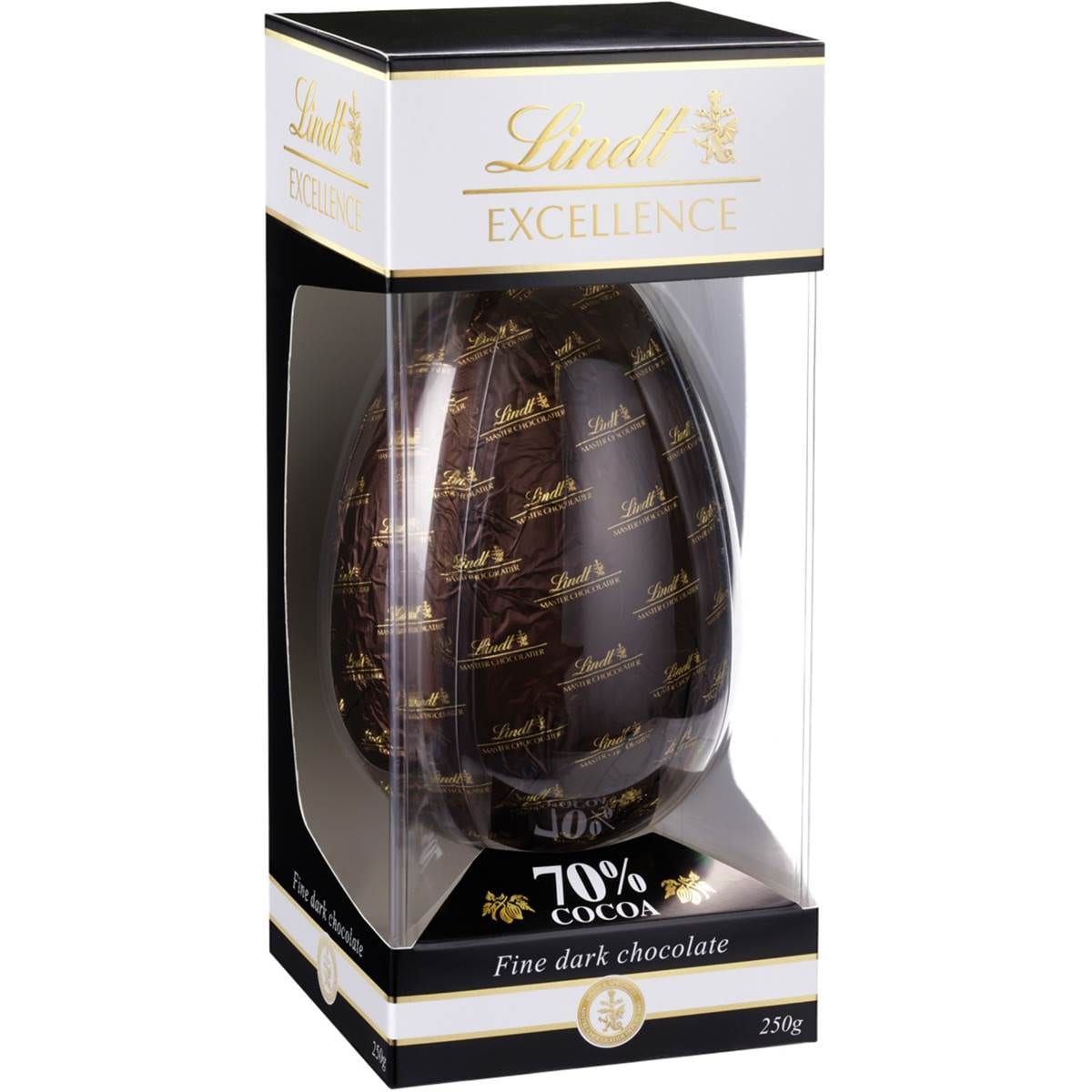 Lindt Excellence 70 Fine Dark Chocolate Egg 250g Woolworths