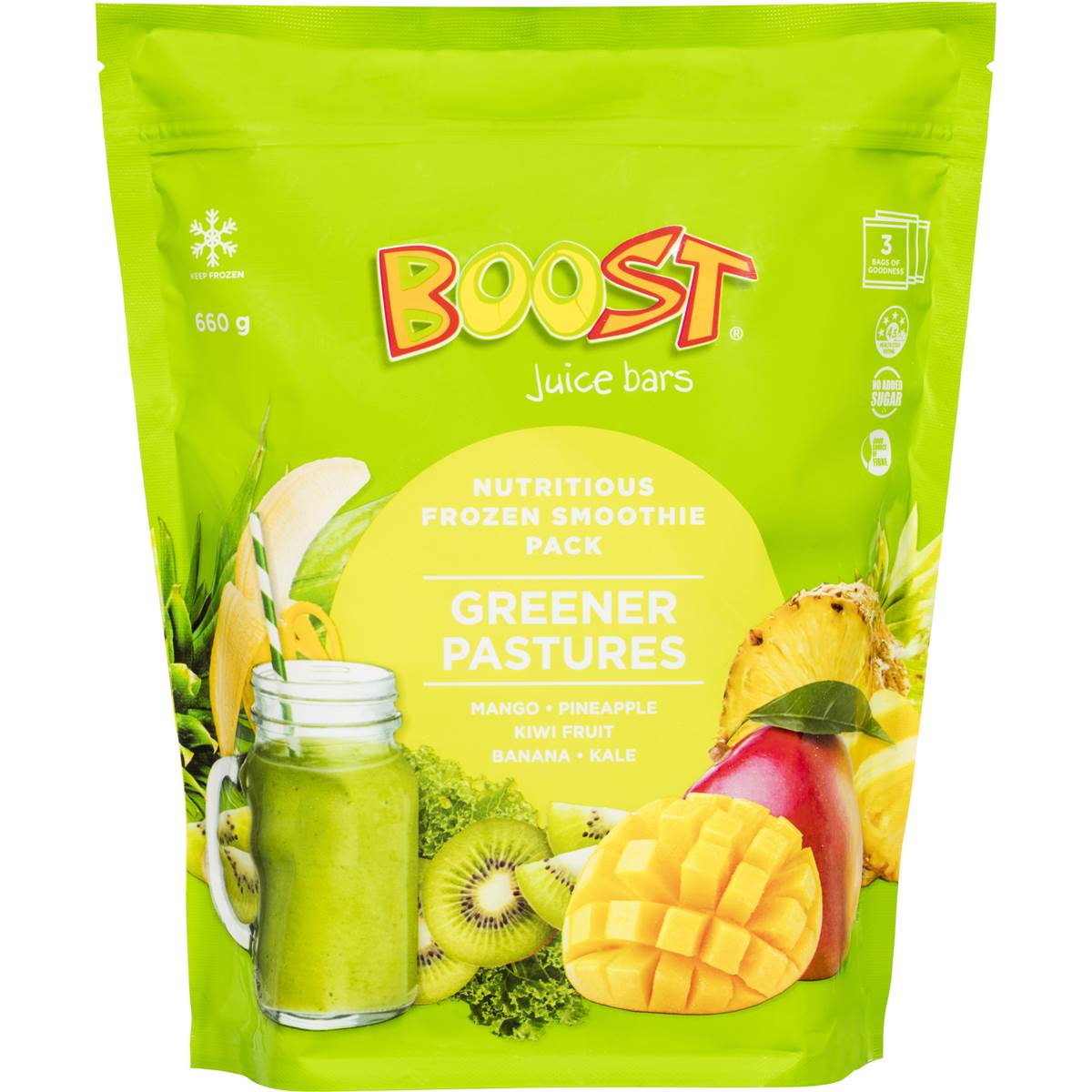 Boost Smoothie Mix Green Pastures 3 Pack Woolworths