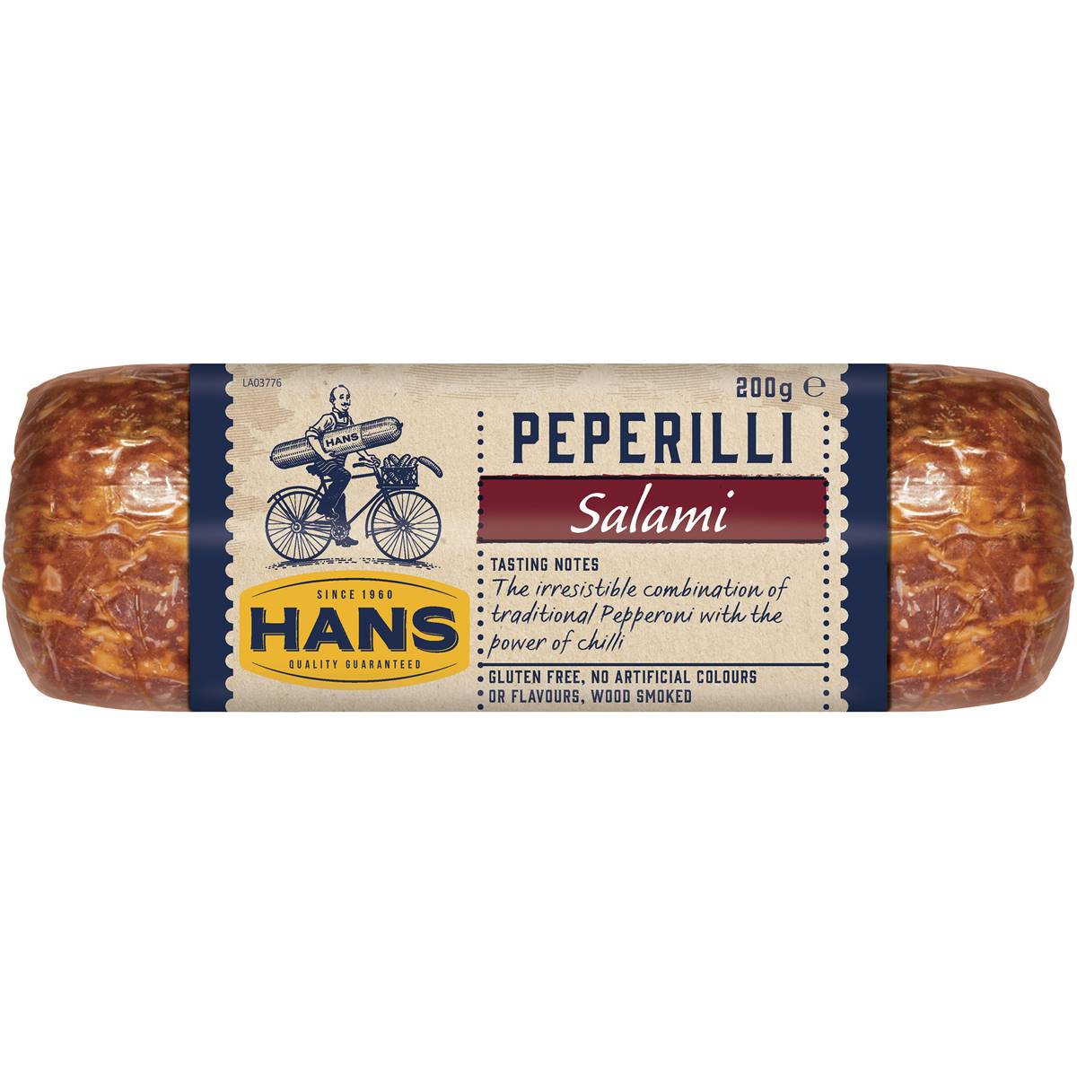 Hans Pepperilli Salami 200g Woolworths