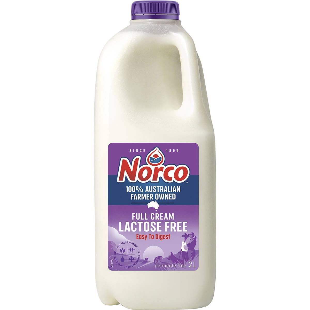 Norco Lactose Free Full Cream Milk 2l Woolworths
