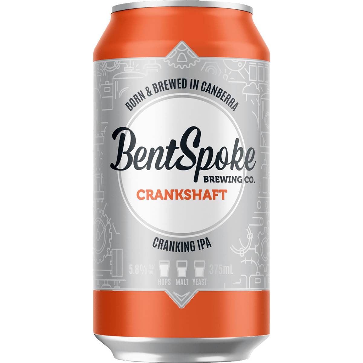 Bentspoke Crankshaft Indian Pale Ale Can 375ml Woolworths