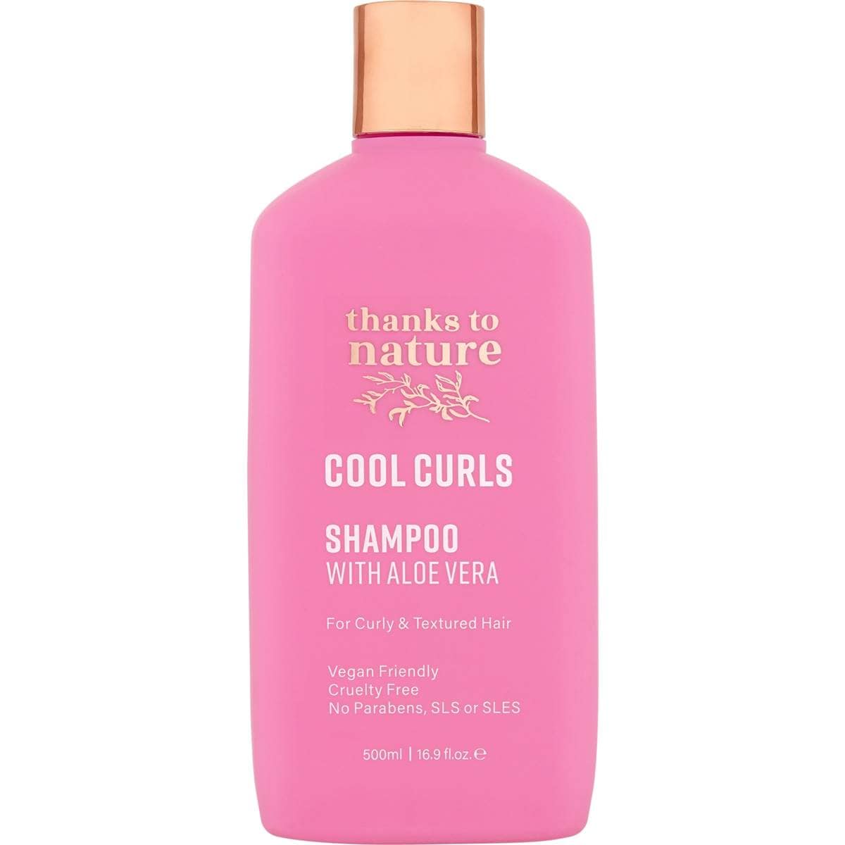 Thanks To Nature Cool Curls Shampoo With Aloe Vera 500ml Woolworths