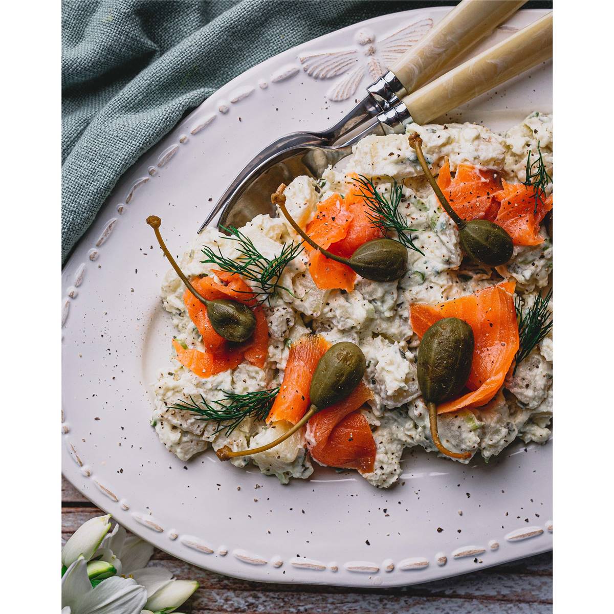 Daly Potato Co. Spring Onion & Garlic Aioli Potato Salad 400g Woolworths