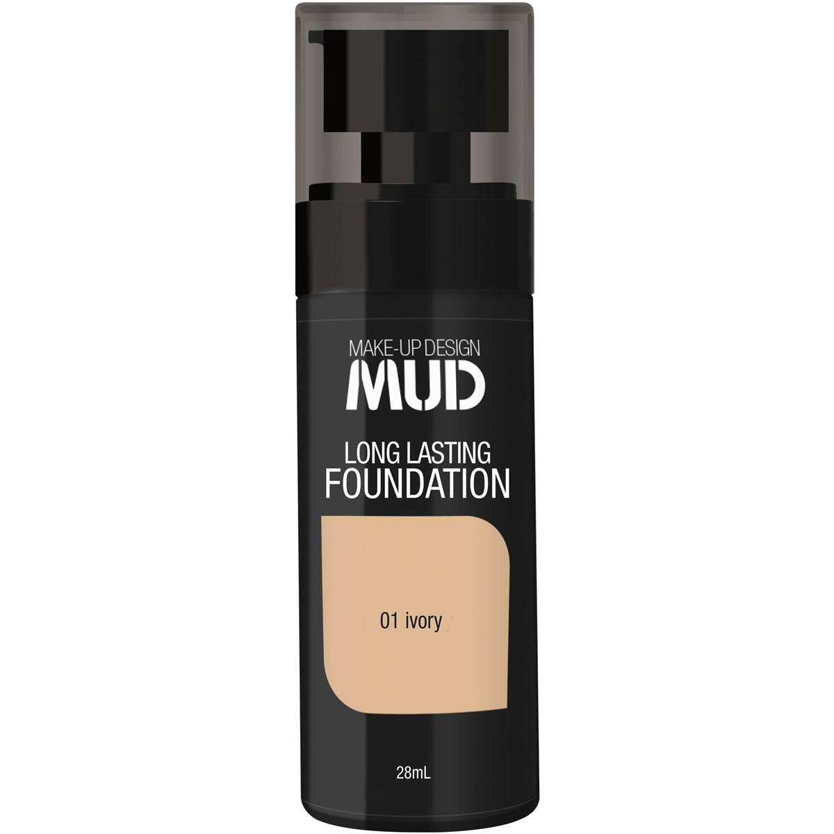 Mud Long Lasting Foundation 01 Ivory