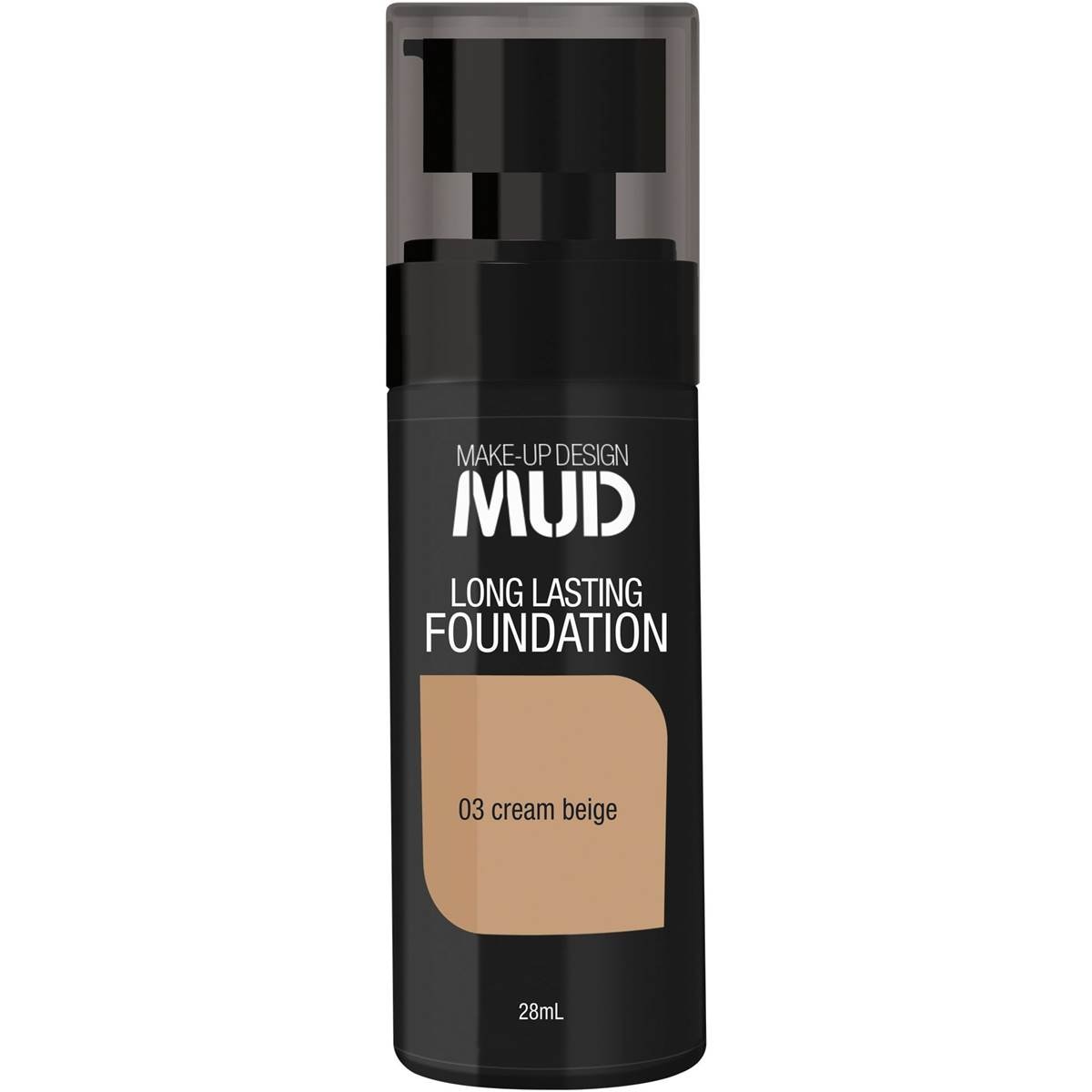 Mud Long Lasting Foundation 03 Cream Beige
